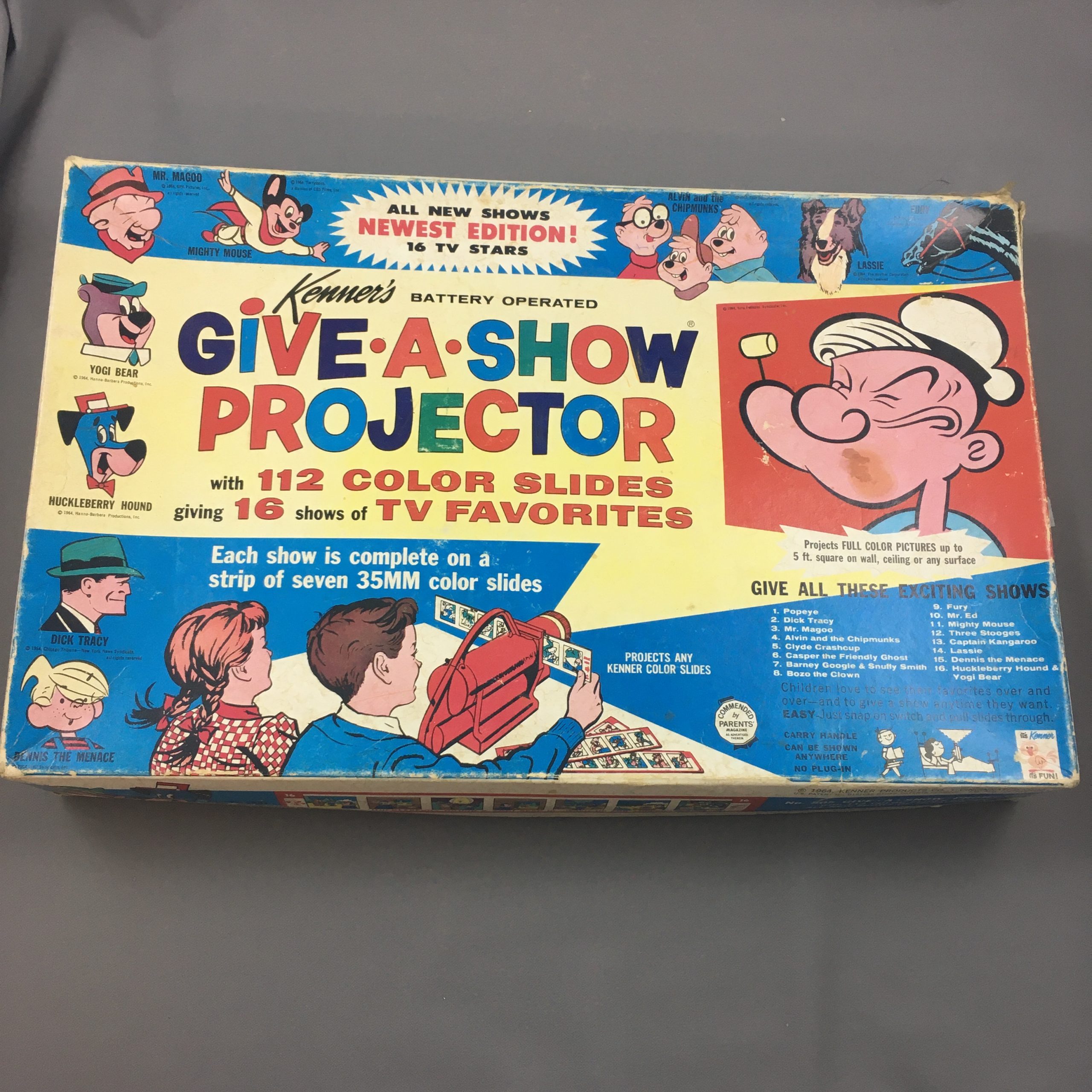 kenner give a show projector
