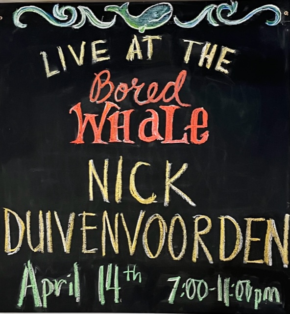 Nick Duivenvoorden at The Board Whale